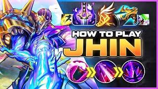 HOW TO PLAY JHIN SEASON 14  BEST Build & Runes  Season 14 Jhin Guide  League of Legends