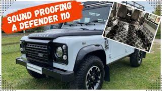 Sound Proofing Land Rover Defender 110 - Installing Dynamat Xtreme Sound Deadening to the interior