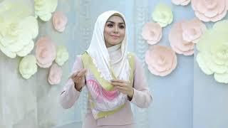 Bawal Tutorial Chest Covered  Malaysia Hijab Tutorial  Galeri Ariani