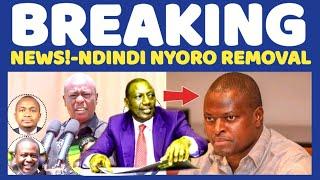 Breaking News Ruto Move To REMOVE Ndindi NYORO from BUDGET Committee For Not IMPEACHING GACHAGUA.