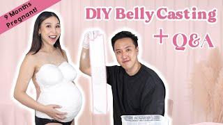 DIY Belly Casting Kit  9 Months Pregnant + Q&A