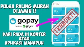 Isi Pulsa Lewat Gopay Ternyata Paling Murah Dari yg Lain Cobain Kalau ga Percaya #omzeeztutor