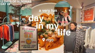 a BUSY & FUN day in my life in NYC  12 DAYS OF VLOGMAS 04