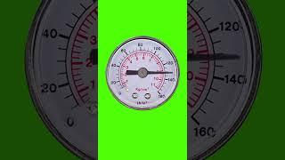 Air Pressure Gauge Green Screen - @VidiotsFX #shorts