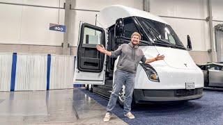 Tesla Semi My First Look & Ride In This Awesome Electric Truck