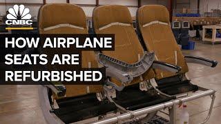 How Old Nasty Airplane Seats Are Given A Second Life