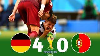 Germany vs Portugal 4-0  2014 World Cup Extended Highlights & All Goals HD