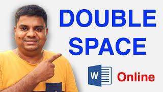 How To Double Space In Word Online