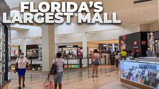 Floridas Largest Indoor Shopping Mall  Walking Aventura Mall in April 2022