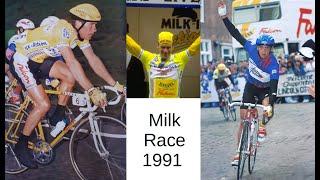 1991 Milk Race - Tour of Britain - Full Race Highlights every stage of bike. Cycling Road Race