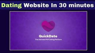 You can now build a dating site in Few minutes