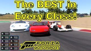 The BEST Car in Each Class in Forza Motorsport