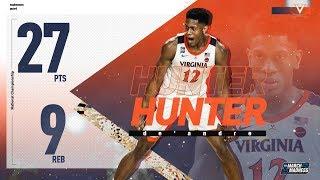 DeAndre Hunter posts 27 points in Virginias national championship victory