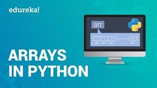 Arrays In Python  Python Array Operations  Python Tutorial For Beginners  Edureka
