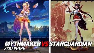 Seraphine Mythmaker VS Starguardian Skins Comparison Wild Rift