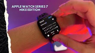 Apple Watch Series 7 Nike Edition Midnight  Unboxing