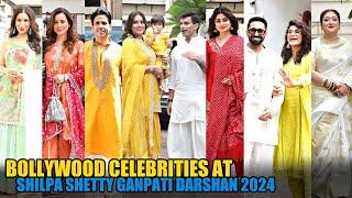 Celebrities At Shilpa Shetty Ganpati Darshan Shilpa Shetty Ganesh Chaturthi 2024