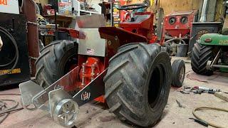 Narrow Frame Cub Pulling Tractor Build Pt3