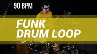 Funk drum loop 90 BPM  The Hybrid Drummer