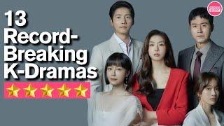 13 Blockbuster Korean Dramas With Record High Viewership