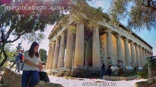 Agora - Templo de Hefesto. Atenas Grecia.