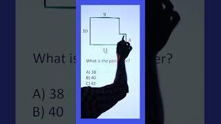 Algebra & Geometry Math  Finding the Perimeter of Weird Shape SAT Problem #shorts #math #maths