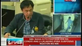 NTVL CCTV footage ng condominium ni Deniece Cornejo sa Taguig noong Jan. 22 ipinakita ng NBI