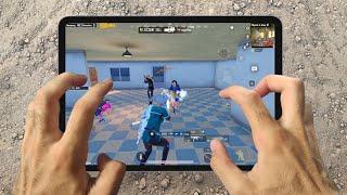 iPad Mini 6 HANDCAM  Pubg Test Gameplay Sensitivity ️ 4 Finger claw + Gyro  FHD+60FPS