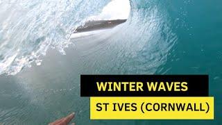 Surfing in St Ives Cornwall UK