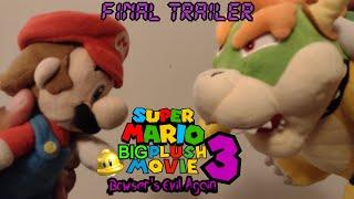 Super Mario BIG Plush 3 Bowsers Evil Again final trailer