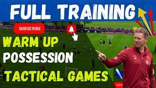 FC Bayern Munich  Full Training Session By Julian Nagelsmann2022