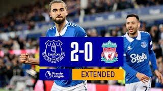 EXTENDED PREMIER LEAGUE HIGHLIGHTS EVERTON 2-0 LIVERPOOL