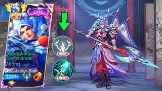 THANKS MOONTON REVAMP CHANGBANPO COMMANDER ZILONG SKIN IS FINALLY HERE