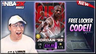 NEW PURPLE SAPPHIRE JORDAN NBA 2K MOBILE FREE LOCKER CODE & PACK OPENING