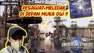 Nonton perang di Water World Universal Studio Hollywood  VIP Akses  #JRDVLOG