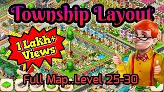 Township Layout  Full Map  Level 25-30