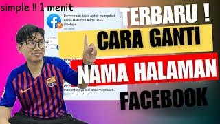 Terbaru  Cara Ganti Nama Halaman Facebook  Cara Ganti Nama FB