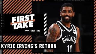 Kyrie coming back sets a bad example for the Nets - Monica McNutt  First Take