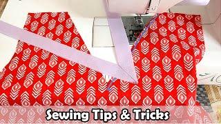 Very Useful Sewing Tips & Tricks  How to make V Shape Neckline For Beginners  Stitch By Stitch