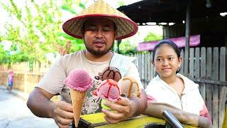 DRAMA  PAPA JESSICA JUALAN ES KRIM Paman Penjual Ice Cream