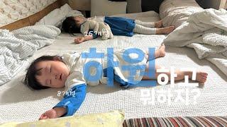 vlog 하원하고 다들 뭐해요?   남매 일상  어린이집 끝나고  연년생 육아  육아 브이로그  쌍둥이 연년생 유모차 추천   8개월 아기 26개월 아기