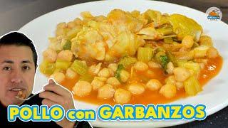 riquísima receta de pollo con verduras y garbanzo supernutritivo