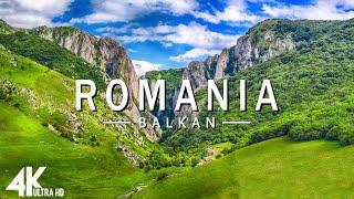 FLYING OVER ROMANIA 4K UHD - Relaxing Music Along With Beautiful Nature Videos - 4K Video HD