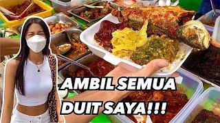 Gadis Korea  Mahu Tinggal Malaysia  Lepas Cuba Nasi Campur  Malaysia Street Food  말레이시아 먹방