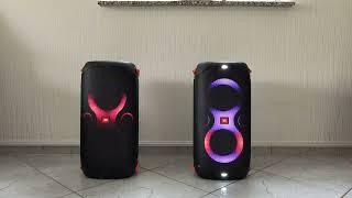 JBL PARTYBOX 110 Sound 25 % Volume and Light Show