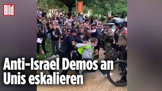 Polizei geht an US-Unis gegen Israel-Hasser vor