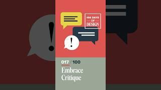 Critique Improves Your Design Skills  Day 17 of 100 Days of Design  #shorts