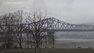 That is insane Onlookers stunned as tornado moves across Ohio River