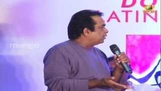 Brahmanandam joking on Trivikram Srinivas - Julayi Double Platinum Disc Function