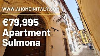 UNBELIEVABLE VALUE. Amazing 2 bed apartment in the centre of incredible Sulmona Abruzzo.